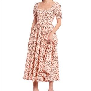 Free people She's A Dream Ditsy Floral Midi Dress
